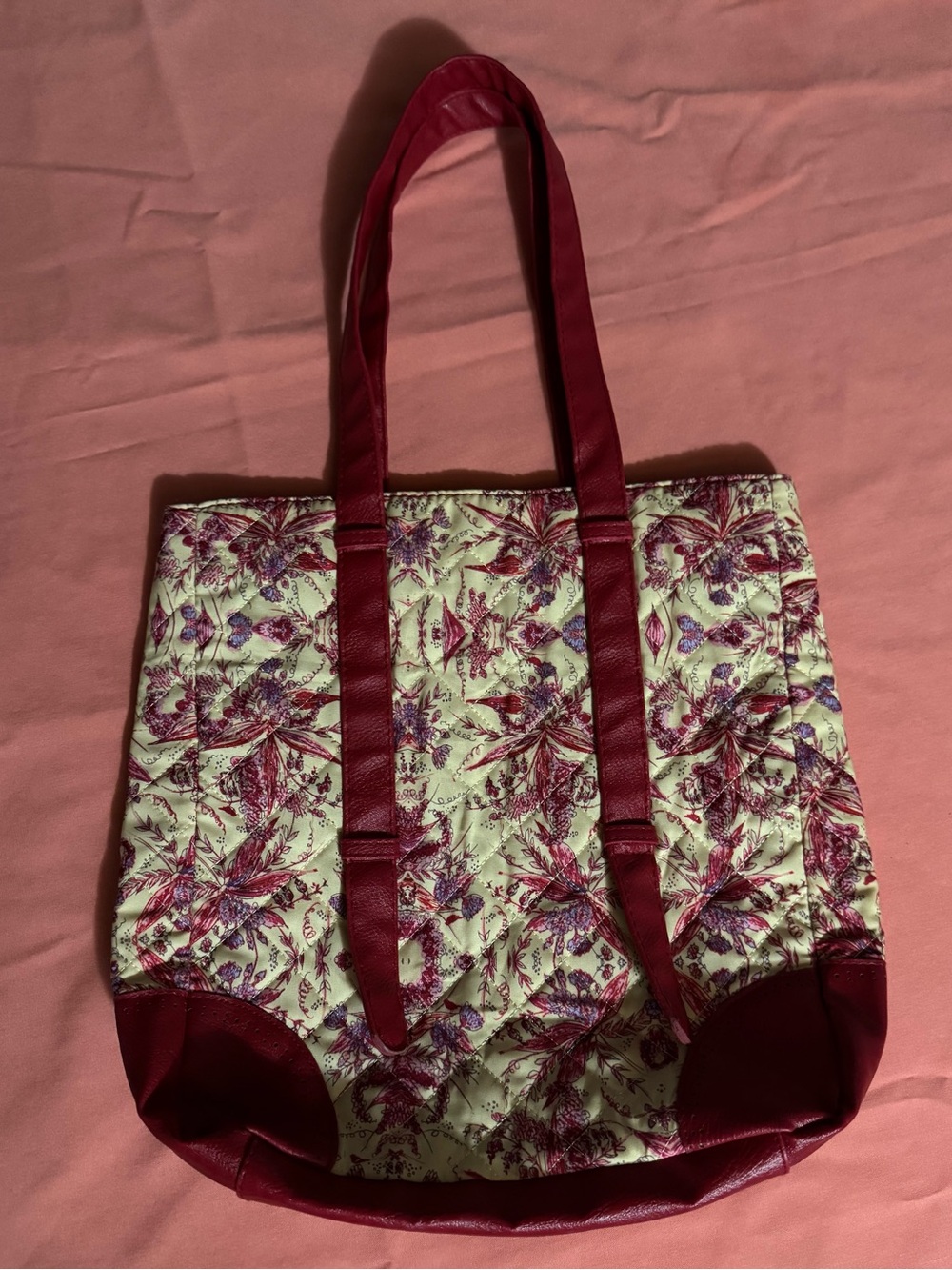 Taylor Swift Wonderstruck Enchanted Red Quilted Tote Limited Edition 2013